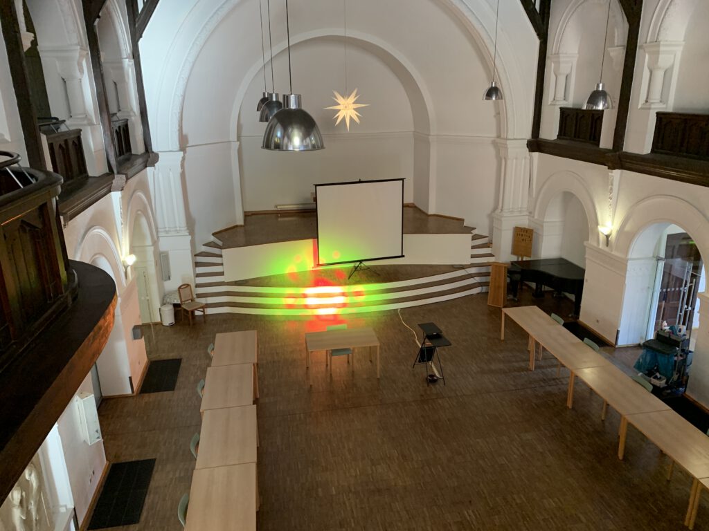 Innenansicht des Gemeindehauses