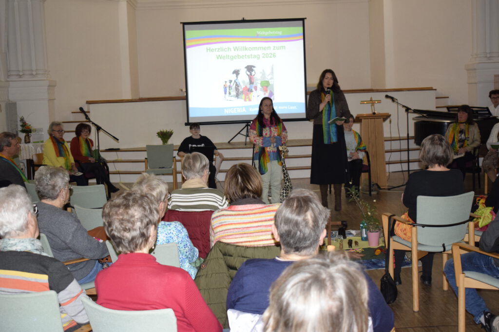 Weltgebetstag 2026 - Kommt! Teilt eure Last. - Begrüßung durch Daniela Schieke